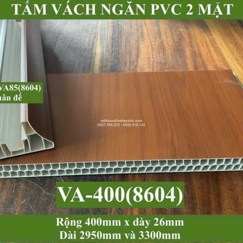 Tấm vách ngăn PVC VA-400